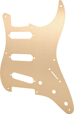 Fender Pickguard SSS Gold Anodized Or