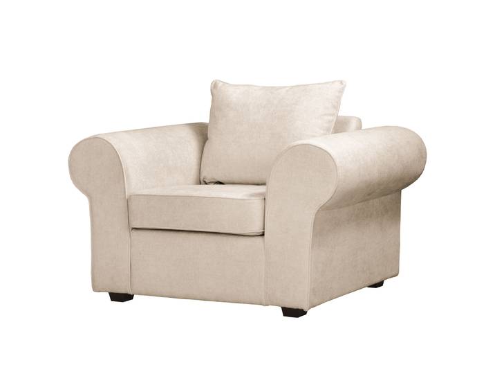 Fauteuil Beige Tissu Libra 130 x 88 x 88cm