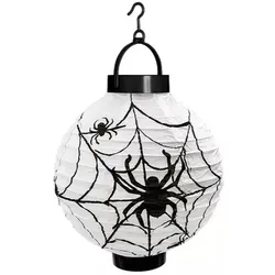LED-Laterne mit Spinne - 20 cm