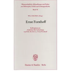 Ernst Forsthoff, Fachbücher von Willi Blümel, Karl Doehring