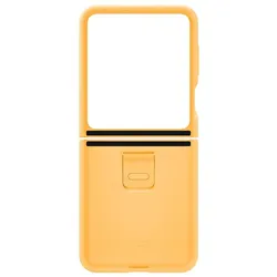 Samsung Silicone Case with Ring (Samsung Galaxy Z Flip5), Smartphone Hülle, Orange