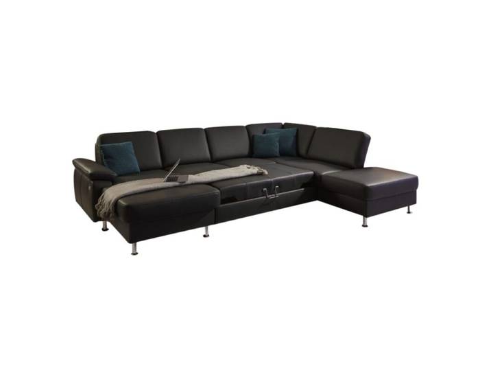 Couchliebe Prato Wohnlandschaft - Echtleder Torro anthrazit - Schlaffunktion - ohne Zusatzausstattung - Nein Schlaffunktion Modern, Zeitlos