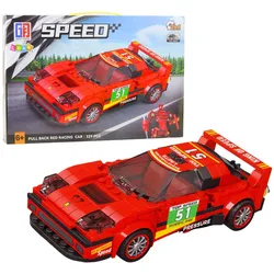 Bausteine Auto Roboter 2in1 Red Drive 329 Stk.