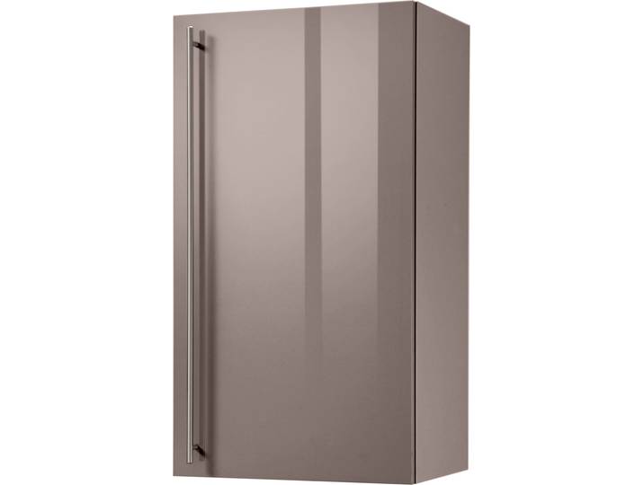 Hängeschrank WIHO KÜCHEN Chicago , braun (front: trüffel glanz, korpus: trüffel), B:40cm H:90cm T:35cm, Schränke, Hängeschrank, 40 cm breit, 90 cm hoch, für viel Stauraum