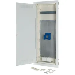 Eaton 302420 Hohlwand-Kleinverteiler, Multimedia, 5-reihig, Stahlblechtür flach KLV-60HWM-F