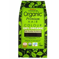 Radico Colour Me Organic Pflanzenhaarfarbe sehr dunkles Aschblond 100 g