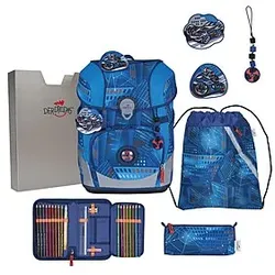 DerDieDas ErgoFlex Tiny Schulranzen Set Turbo Speed 6-teilig
