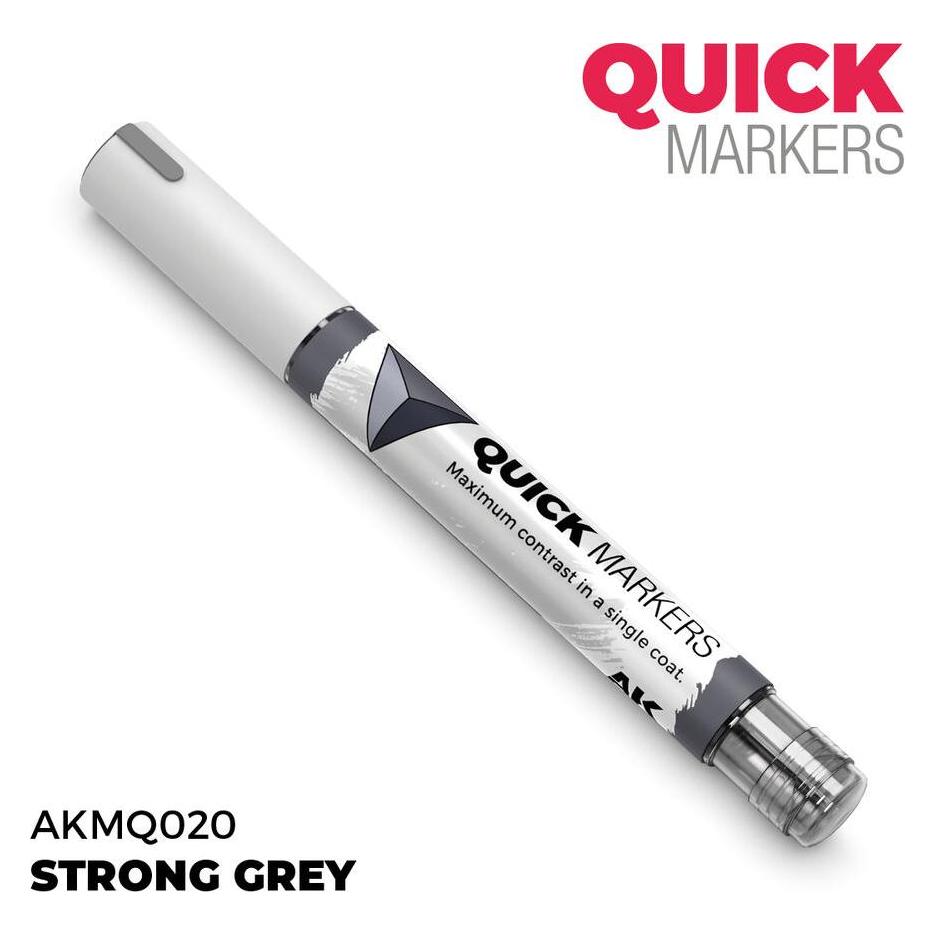 AK Interactive - Quickmarker Strong Grey (AKMQ020)