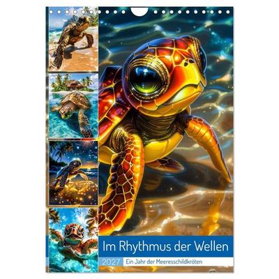 Im Rhythmus der Wellen (Wandkalender 2027 DIN A4 hoch), CALVENDO Monatskalender