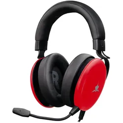 White Shark Wired headphones GH-2540 Elephant Red (Kabelgebunden), Gaming Headset, Rot