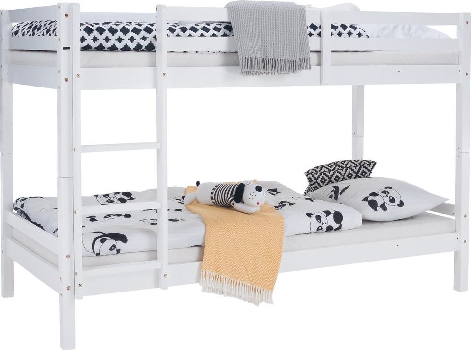 Kondela Holz-Etagenbett Ineza 90x200 cm - weiß