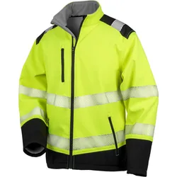 Result Safe-Guard Herren Sicherheits Softshell Jacke Warnschutz-Jacke R476X