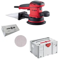 Mafell Exzenterschleifer EVA 150 E/3 + Schleifgitter 150mm 2x5 Uni-Filter-Beutel
