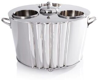 Zodax Dijon Brass 3-Bottle Wine / Champagne Cooler