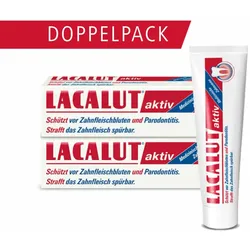 LACALUT aktiv Zahncreme Doppelpack 1 Sparset