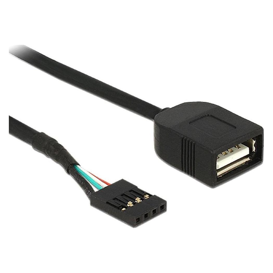 Delock Kabel Pin Header Buchse > USB 2.0 Typ-A Buchse 40 cm (0.40 m, USB 2.0) (83825)