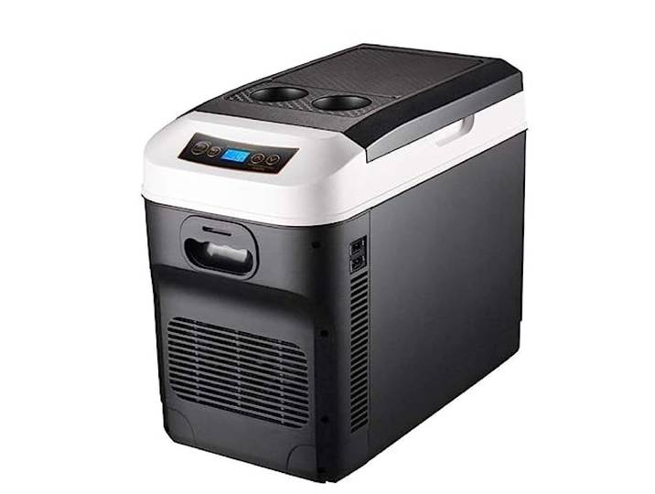 Kühlschrank Kühl Gefrier Gefrierschrank Kühlbox Auto und Steckdose 28L Mini Tragbare 12V 24V 230V Mobile Auto Kühlschrank Kühlboxen Leise,Dual-Core-Kühlung,Digitaler Bildschirm,kühlt und wärmt ( Color