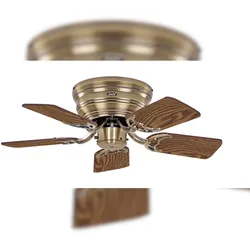 Casafan Deckenventilator Classic Flat III Messing antik 75 79