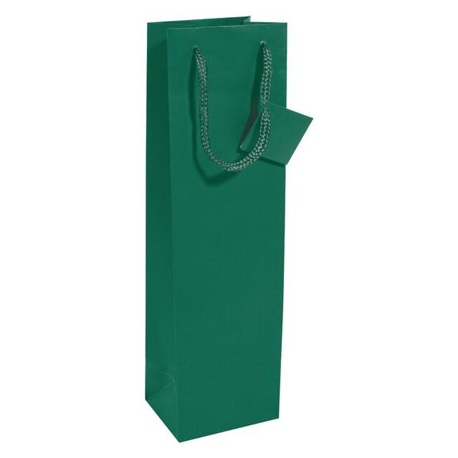 Sigel 5 Flaschenbeutel grün 10,0 x 35,0 cm (GT502)