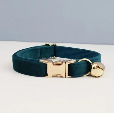 Uplift Essentials Stylish Adjustable Personalized Cat Collar cat Collar30 l