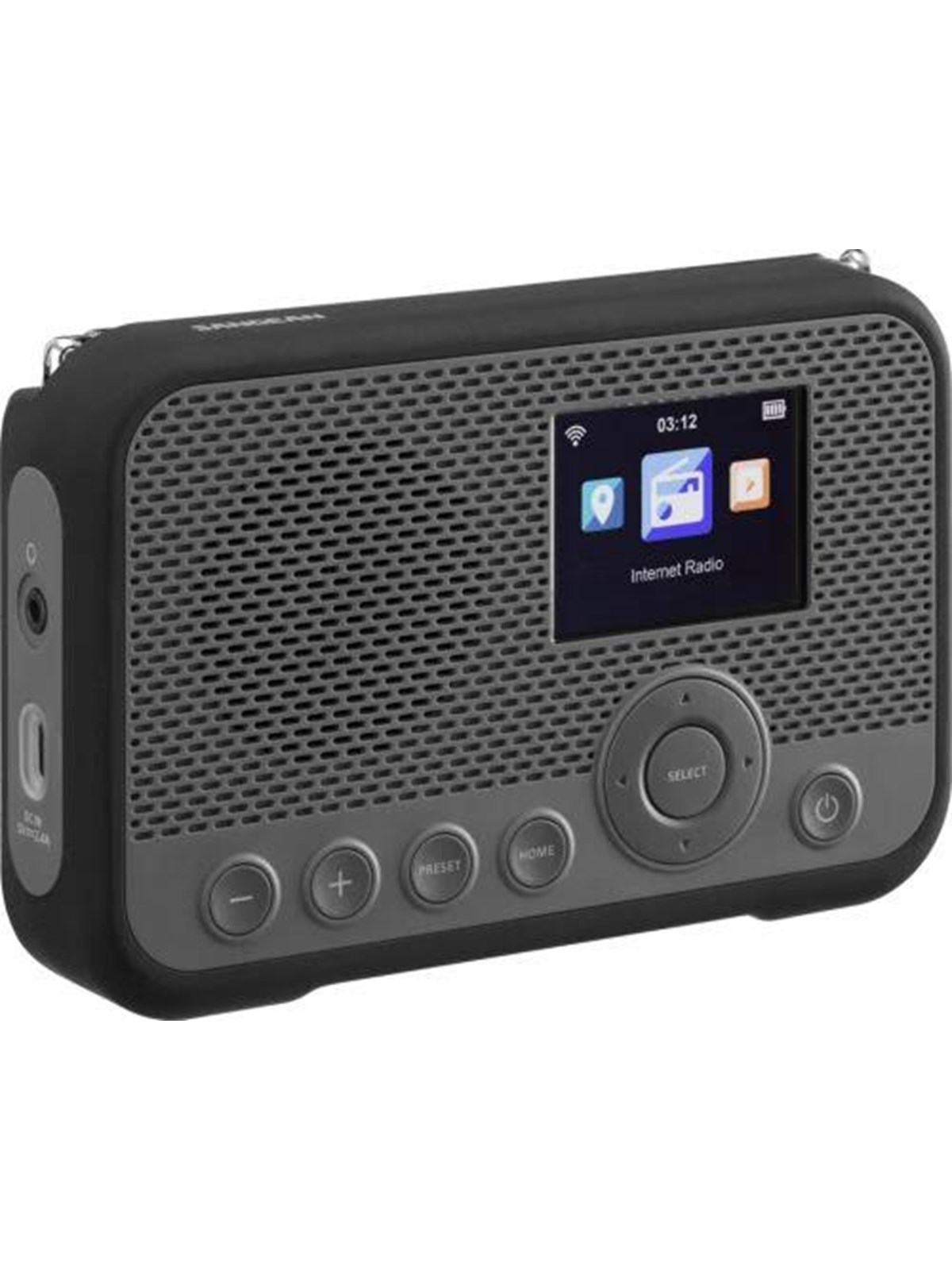 Sangean WFR-39 Portable Internet Radio - DAB/DAB+ - schwarz