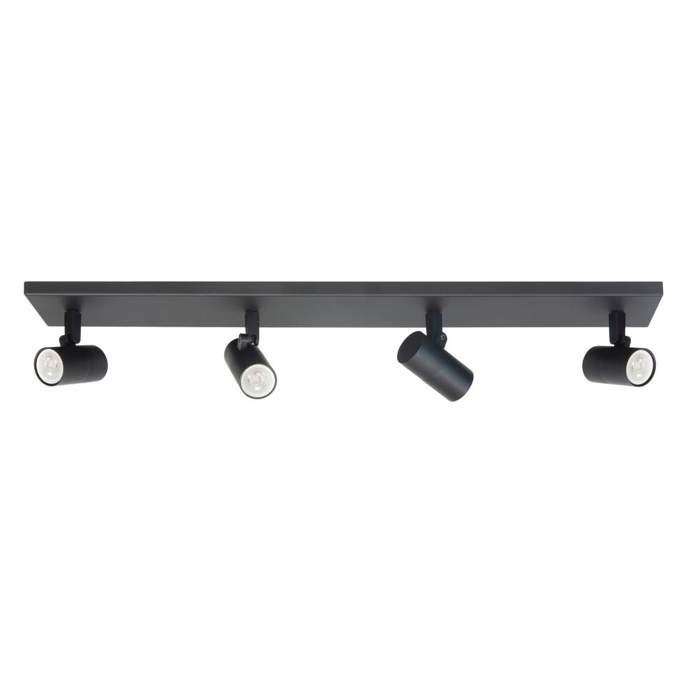 Piccolo Highlight Zwarte opbouwspot met 4 lampen