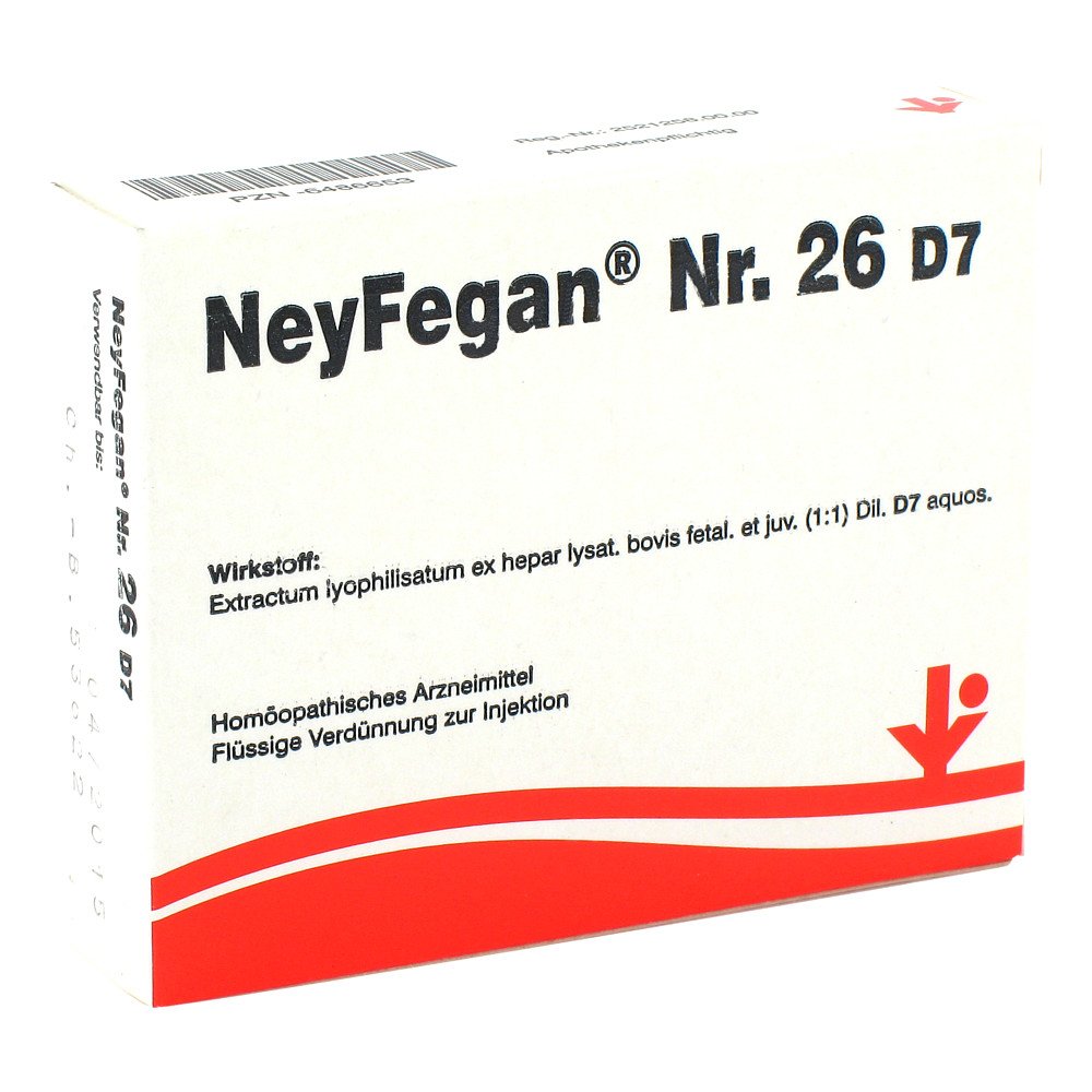 vitOrgan Arzneimittel GmbH Neyfegan Nummer 2 6 D7 Ampullen 06486653