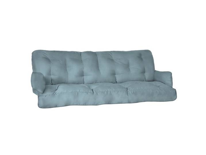 Coussin d'assise pour balancelle Hollywood Flair HS 180 x 50 x 8 cm bleu pigeon