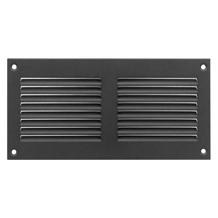 Euro3plast Ventilation grille 200X100 MR2010A, metal, anthracite (49165494)