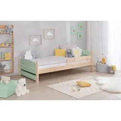 TiCAA Einzelbett „Mello“, Kinderbett, Jugendbett, Schlafzimmer, Kinderzimmer