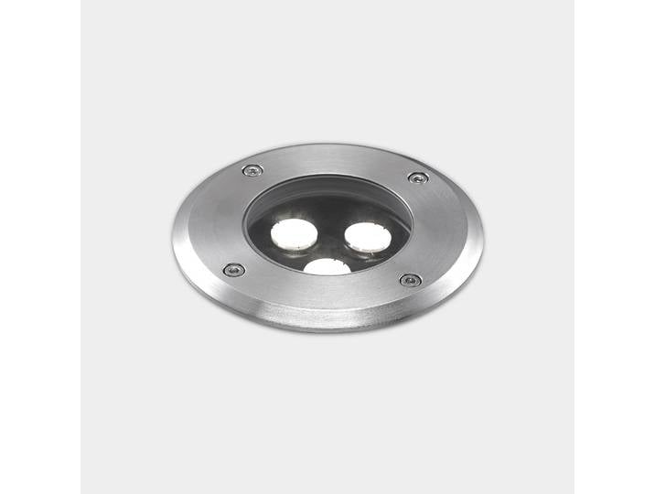LEDS-C4 LED-Wasserleuchte Aqua Recessed AISI 316, alu / grau / zink, Edelstahl