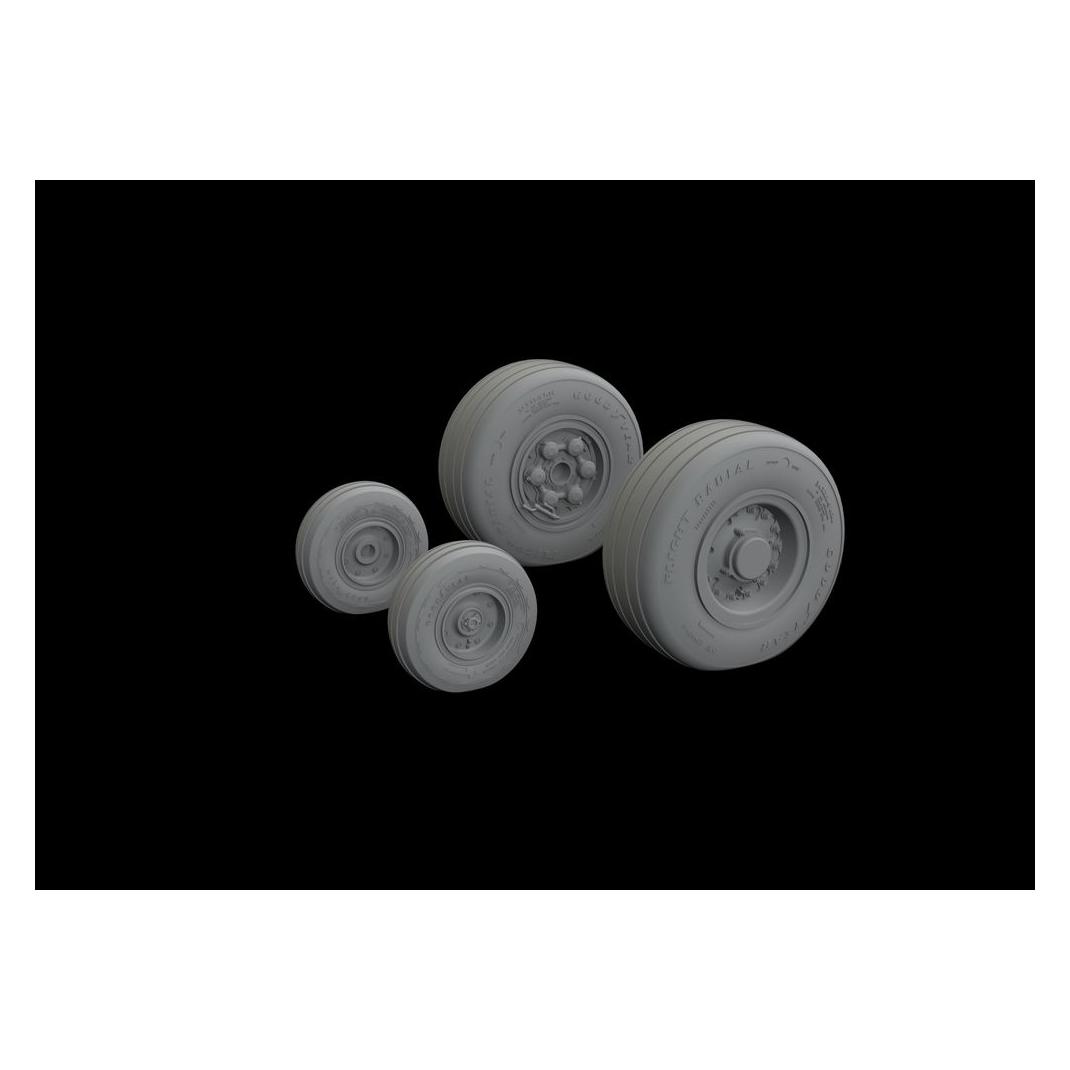 Eduard Tornado GR.4 wheels 1/32 for ITALERI (632171)