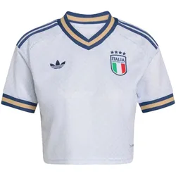 adidas FIGC Italien Cropped Auswärtstrikot 2026 Damen KE8082 - aero blue XL
