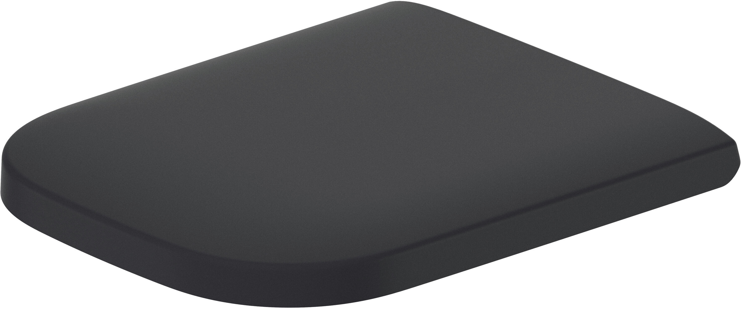 Duravit Happy D.2 siège WC 0064511300 anthracite mat, sans Inox , charnières Inox , amovible