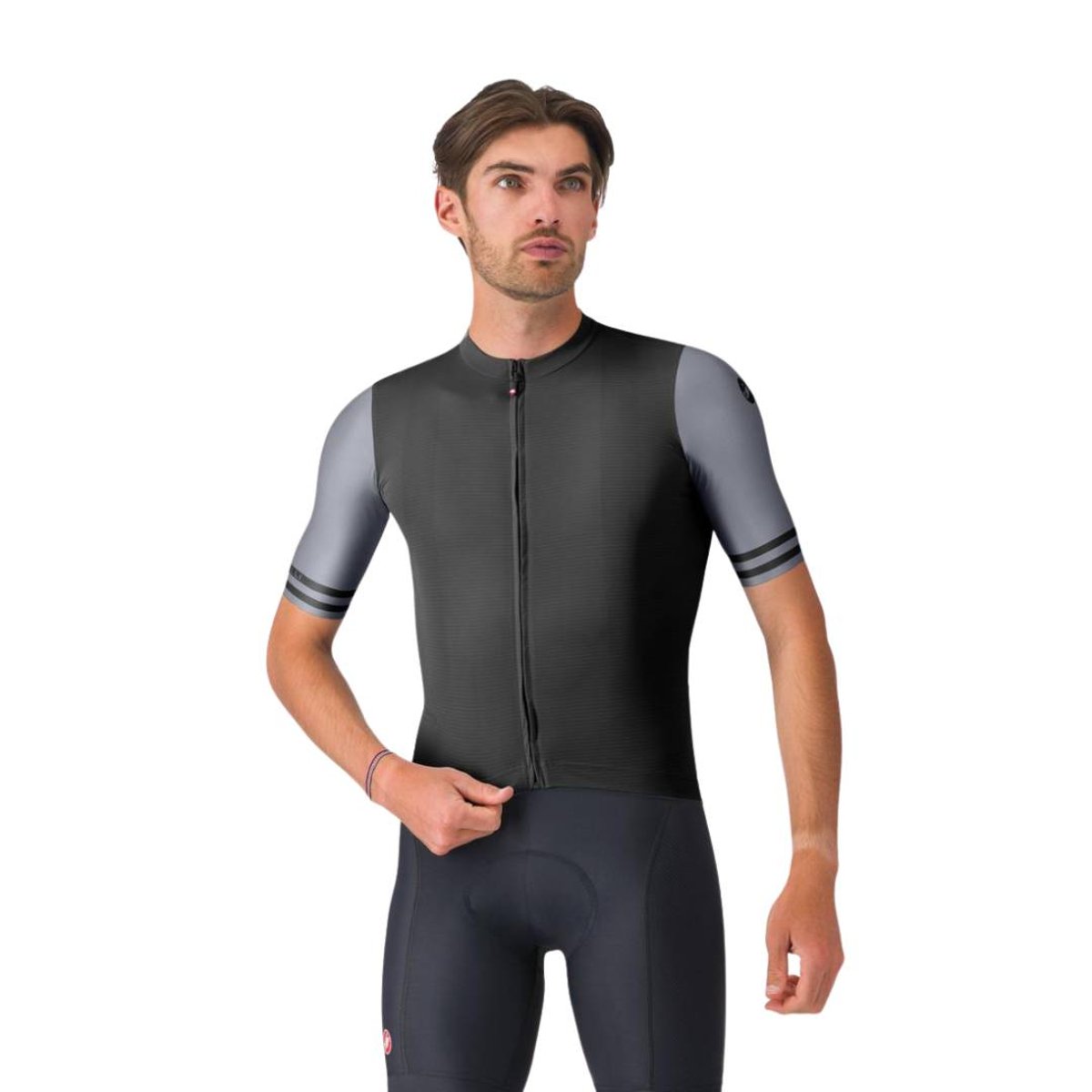 Maillot Castelli Prologo Lite 2 Preto Cinza, Tamanho L Homem