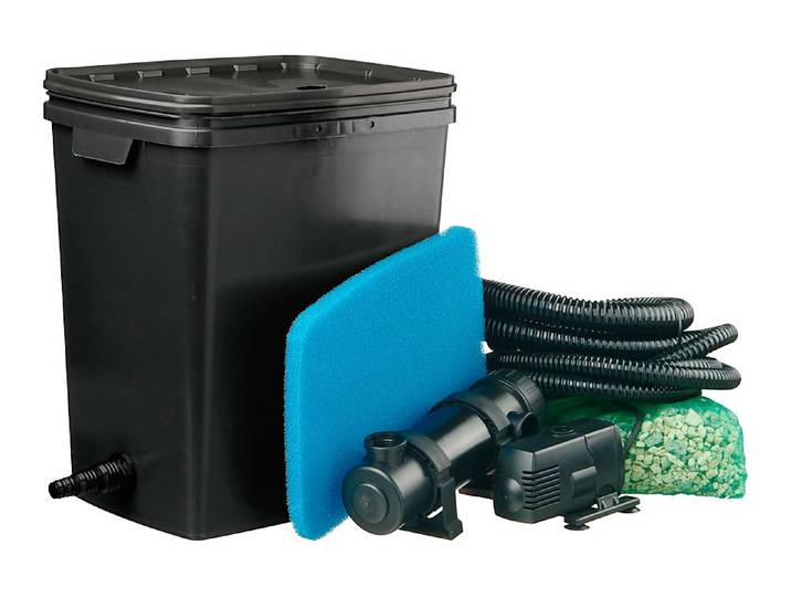 Teichfilter UBBINK Filtra Pure 7000 Plus , schwarz, B:40cm H:45cm L:30cm, Materialmix, Filteranlagen, Teichfilter