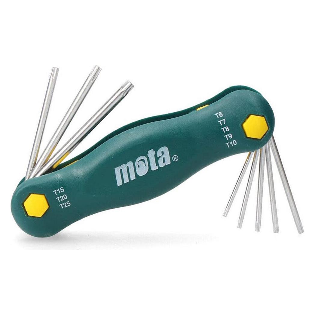 Motta Torx-Schlüssel-Satz Mota LR81 Messer T6-T7-T8-T9-T10-T15-T20-T25 (32610411)