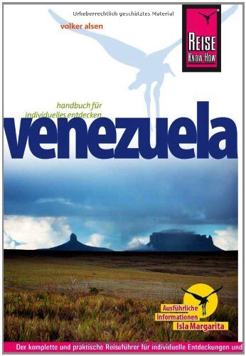 Volker Alsen - Reise Know-How Venezuela: Reiseführer für individuelles Entdecken - Preis vom 09.10.2026 07:28:09 h
