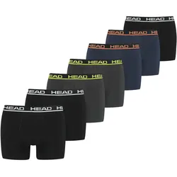 7er Pack HEAD Basic Boxershorts Herren 003 - black/grey XL