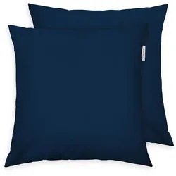 Tom Tailor Renforcé Kissenhülle MIG Dark Navy 40x80 cm