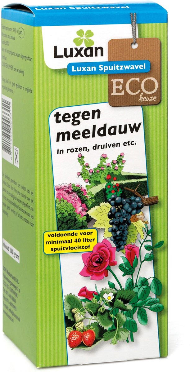 Luxan ECO Spuitzwavel 200 gram voor 40 liter vloeistof tegen meeldauw en hagelschotziekte