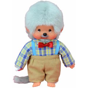 Monchhichi Kuscheltier 233140, Großvater mit Hemd und Hose, ab 2 Jahre, 20 cm