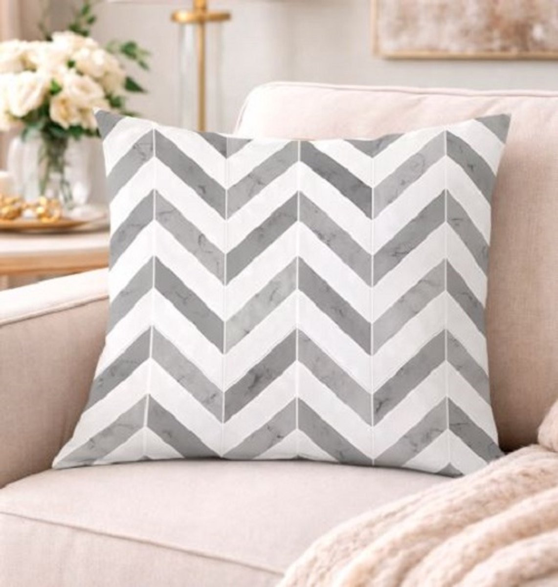 Black & White Living Collection Kussenhoes