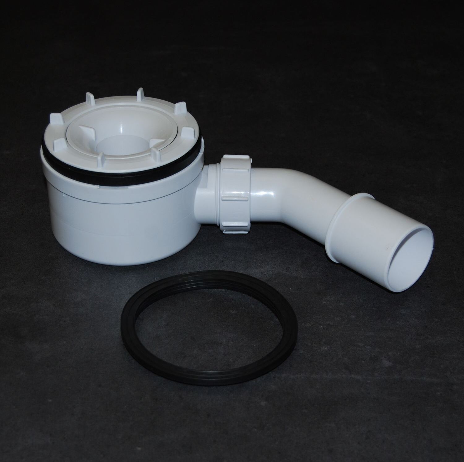 HÜPPE EasyFlat flat drain set without drain flap 200374000
