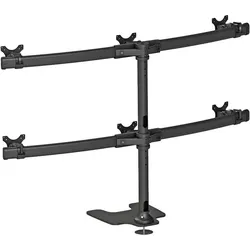 Neomounts Tischhalterung (Tisch, 27", 8 kg), Monitor Halterung, Schwarz