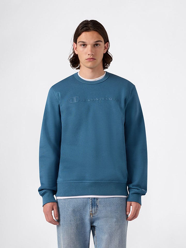 Champion Sweatshirt in Blau - S