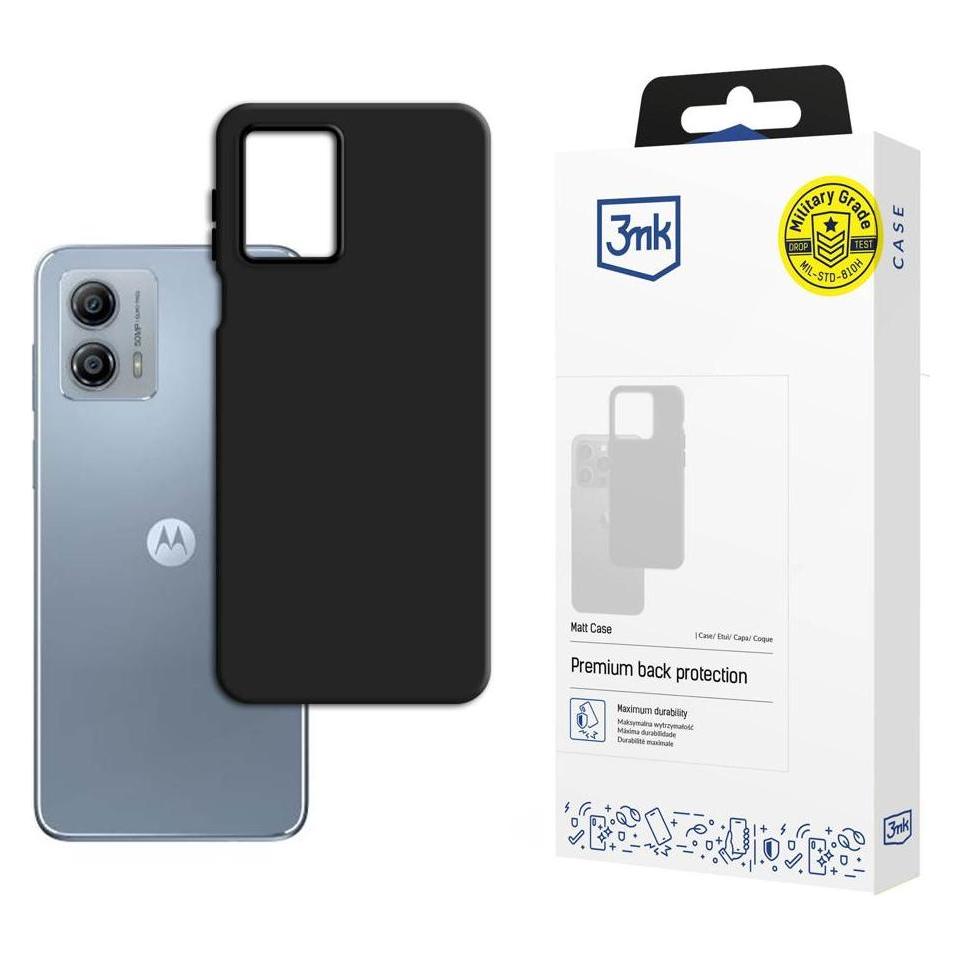 3MK Matt Case Motorola Moto G53 czarny/black (Motorola Moto G53) (3mk Matt Case(460)-0)