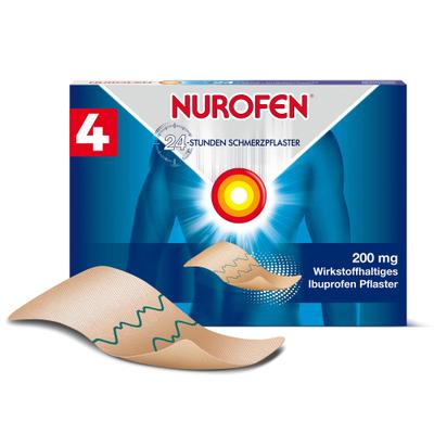 Nurofen 24-Stunden Schmerzpflaster 200 mg 4 St Pflaster