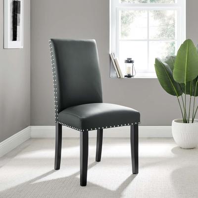 Porch & Den Parcel Dining Faux Leather Side Chair