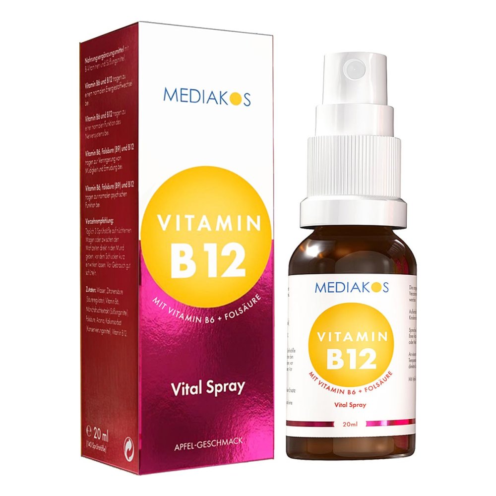 Mediakos GmbH Vitamin B12+b6+folsäure Mediakos Vital Spray 18317654